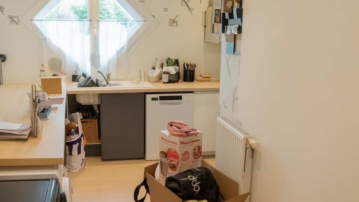 rénovation cuisine moderne avant - Entreprise de rénovation Paris, Espace cosy